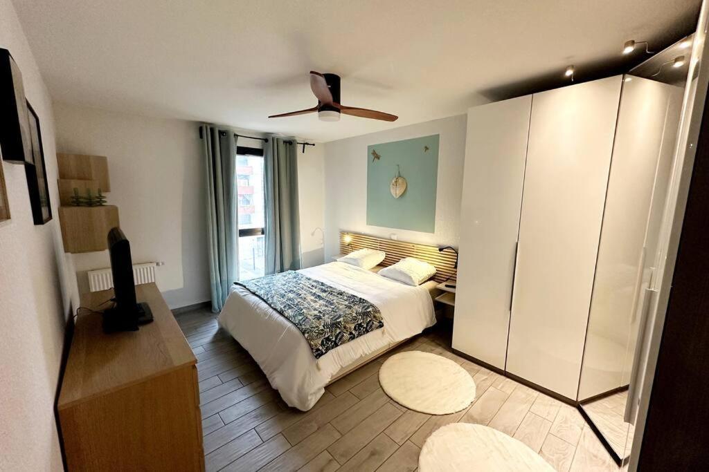 Bel Appart Design 2Ch, Mairie, Pkg, Wifi, Terrasse, Port Marianne Монпелие Екстериор снимка